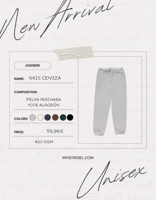 Jogger Gris Ceniza