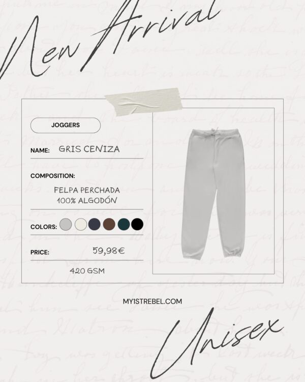 Jogger Gris Ceniza