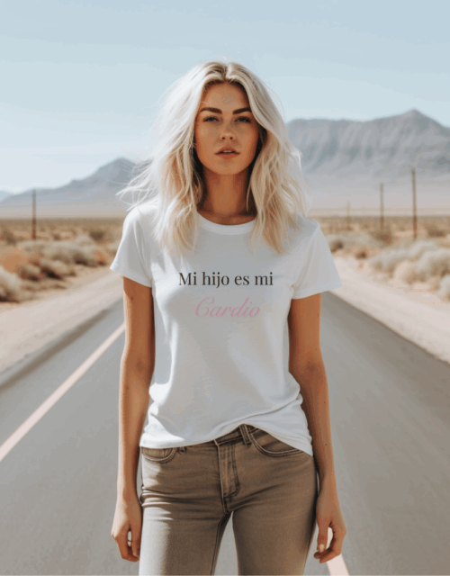 Camiseta “Mi hijo es mi Cardio”