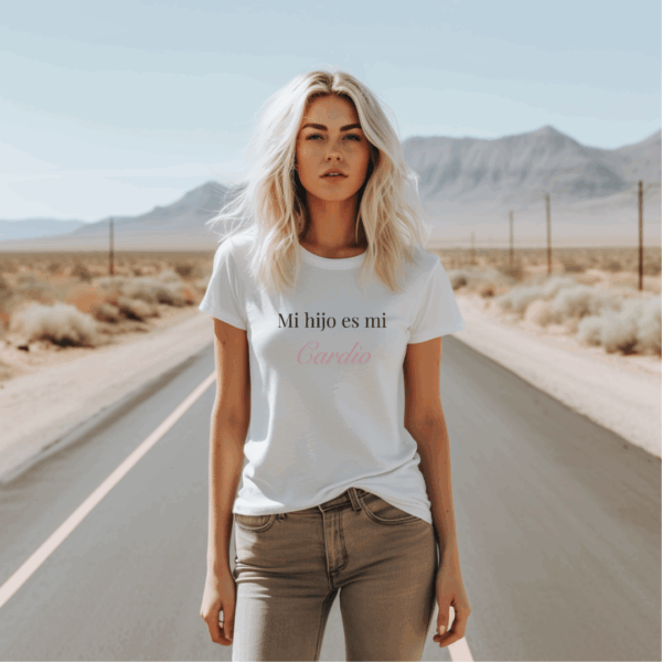 Camiseta “Mi hijo es mi Cardio”